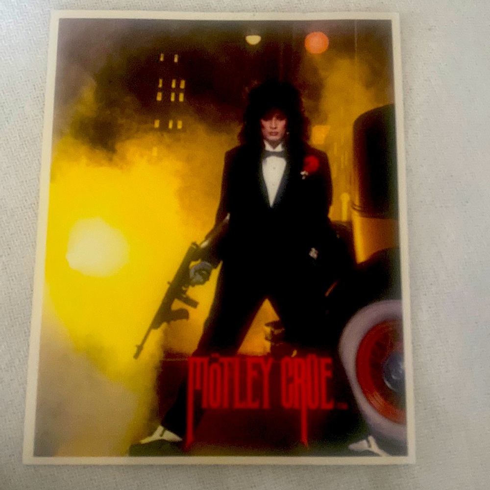 TOMMY LEE Motley Crue Theatre of Pain Limo Print from 1985